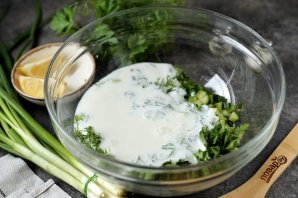 Летний суп на кефире Летний суп на кефире