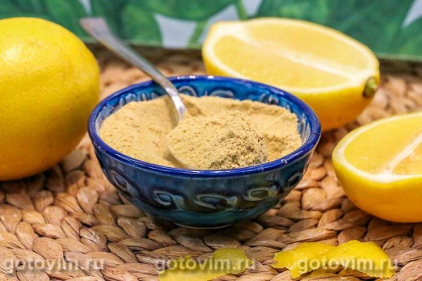 Лимонная пудра или как приготовить порошок из лимонной цедры