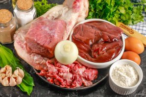 Ливерная яичная колбаса