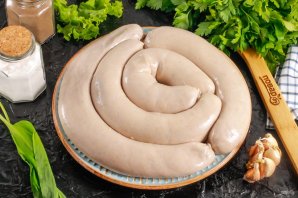 Ливерная яичная колбаса