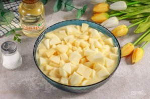 Манно-яблочный пирог "Сочный"