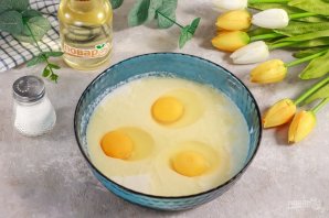 Манно-яблочный пирог "Сочный"