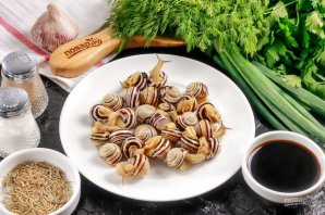 Маринованные виноградные улитки