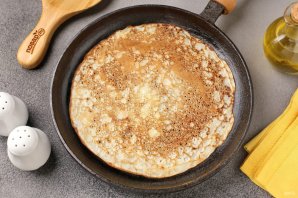 Мешочки из блинов с начинкой