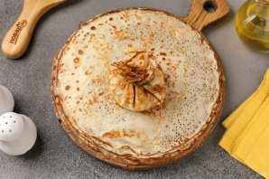 Мешочки из блинов с начинкой