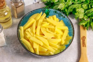 Мидии с картошкой