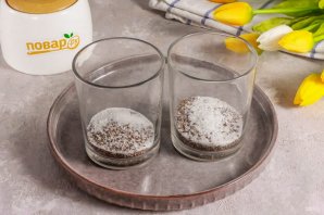 Миндальный чиа пудинг