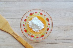 Молочный пудинг с крахмалом