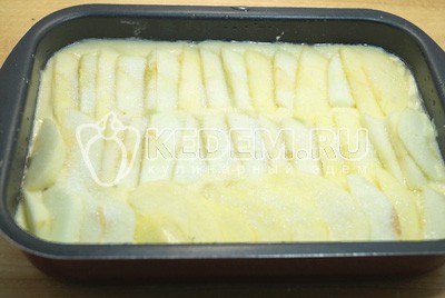 Нежная шарлотка с яблоками в духовке Нежная шарлотка с яблоками в духовке