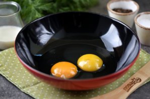 Нежный скрэмбл с беконом Нежный скрэмбл с беконом