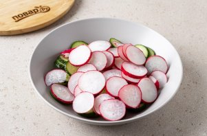 Огурцы с редиской без стерилизации на зиму