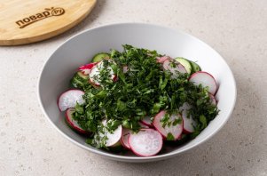 Огурцы с редиской без стерилизации на зиму