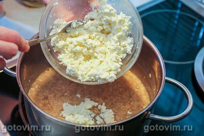 Овсяная каша с творогом Овсяная каша с творогом