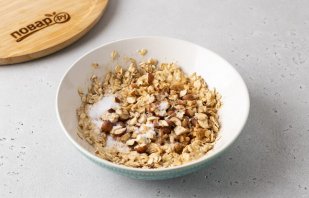 Овсяное печенье с бананом без сахара