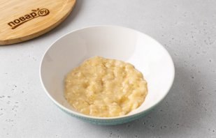 Овсяное печенье с бананом без сахара