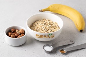 Овсяное печенье с бананом без сахара