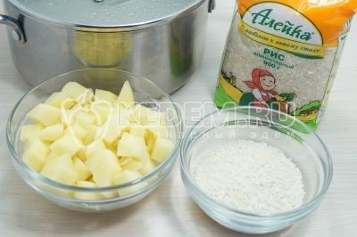 Рыбный суп с рисом