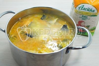 Рыбный суп с рисом