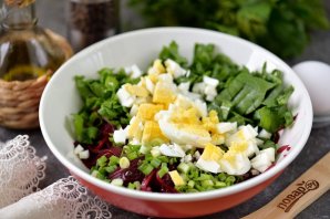 Салат из свеклы с щавелем