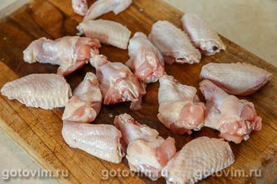 Шашлык из куриных крылышек по-гречески