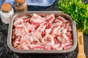 Шашлык на красном вине