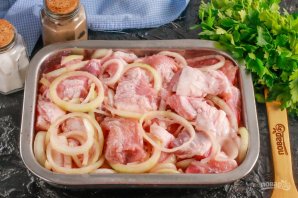 Шашлык на красном вине