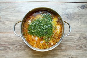 Шулюм из курицы с картошкой