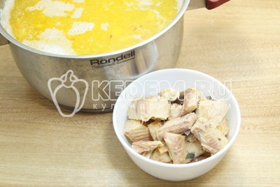 Суп из консервов горбуши