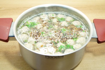 Суп с тефтелями