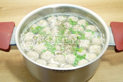 Суп с тефтелями