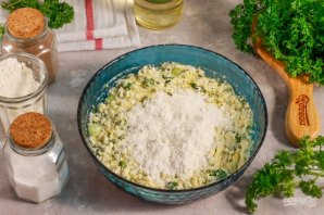 Сырники с сыром "Сулугуни" и зеленью