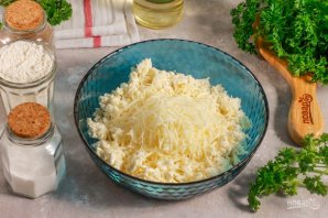 Сырники с сыром "Сулугуни" и зеленью