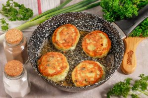 Сырники с сыром "Сулугуни" и зеленью