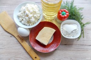 Сырники с твердым сыром и зеленью