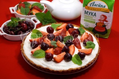 Тарт со свежими ягодами Тарт со свежими ягодами