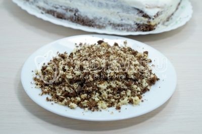 Торт «Новинка» со сметанным кремом Торт «Новинка» со сметанным кремом