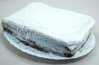 Торт «Новинка» со сметанным кремом Торт «Новинка» со сметанным кремом