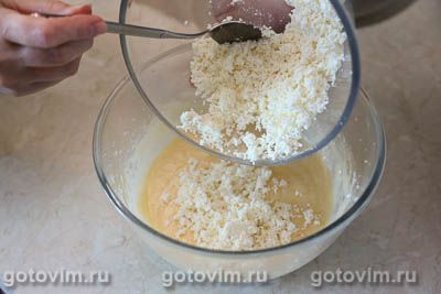 Творожный кекс с клубникой Творожный кекс с клубникой