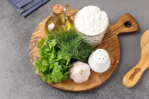 Ароматные чесночные лепёшки