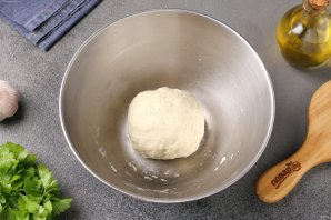 Ароматные чесночные лепёшки