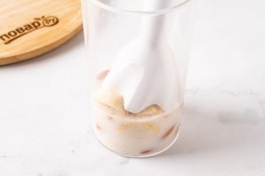 Бананово-миндальный шейк