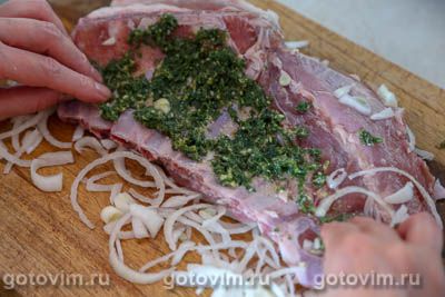 Бараньи ребрышки в мятном маринаде на мангале Бараньи ребрышки в мятном маринаде на мангале