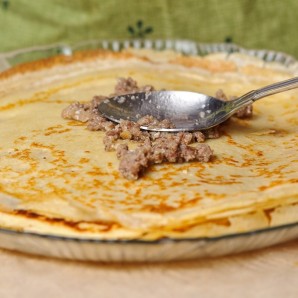 Блинчики с мясом Блинчики с мясом