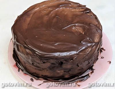 Блинный торт с ягодами и сметаной на желатине