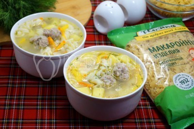 Фрикадельковый суп Фрикадельковый суп