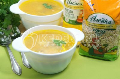 Гороховый суп с курицей