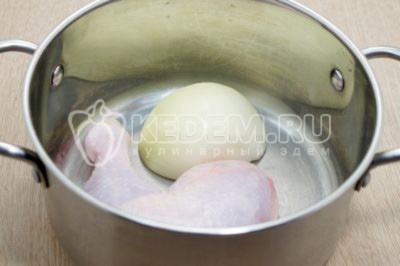 Гороховый суп с курицей