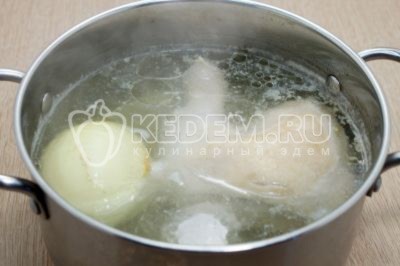 Гороховый суп с курицей