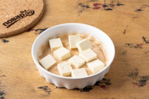 Хрустящий тофу в кунжуте Хрустящий тофу в кунжуте