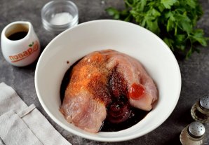 Индейка в соевом соусе в духовке Индейка в соевом соусе в духовке